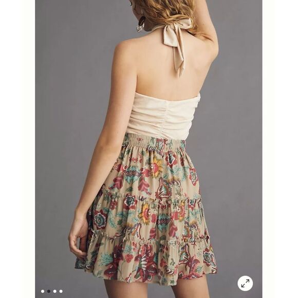 Let Me Be Chiffon Mini Skirt - Picture 2 of 4